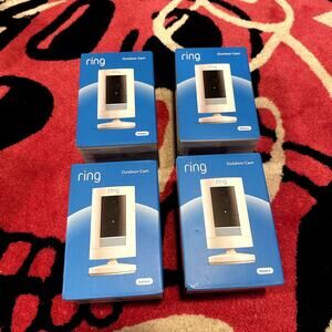 Ring Outdoor Camera Plus – Battery – 2K Video with Ring Vision – Set of 4